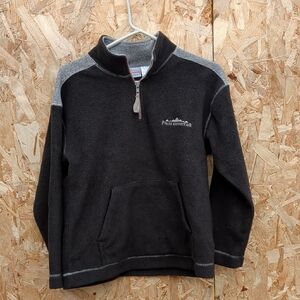 Vintage Polar Expedition Zip Up Gray Fleece Size M